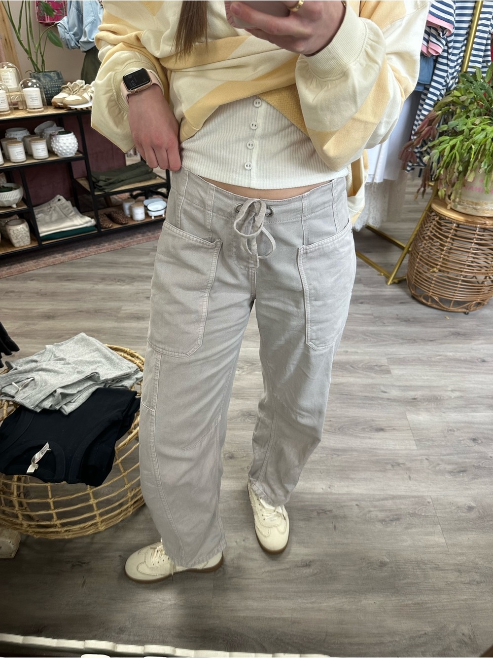 Tj maxx light purple barrel pants